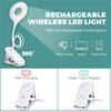 Desk Portable Lamp Rechargeable Reading Light Eye Protect Book Light LED USB Reading Lamp Touch Control Clip Table Desk Lamp