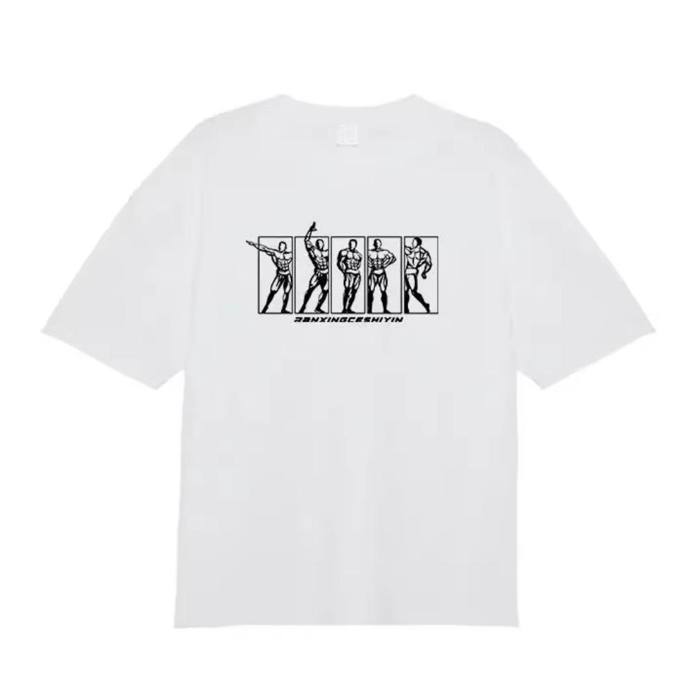 

Фитнес футболка с коротким рукавом в стиле «Битва богов» для мужчин и женщин, хлопок, с тяжелым плечом, летняя, для спортзала, свободная, для тренировок, с длинным рукавом XXXXXL