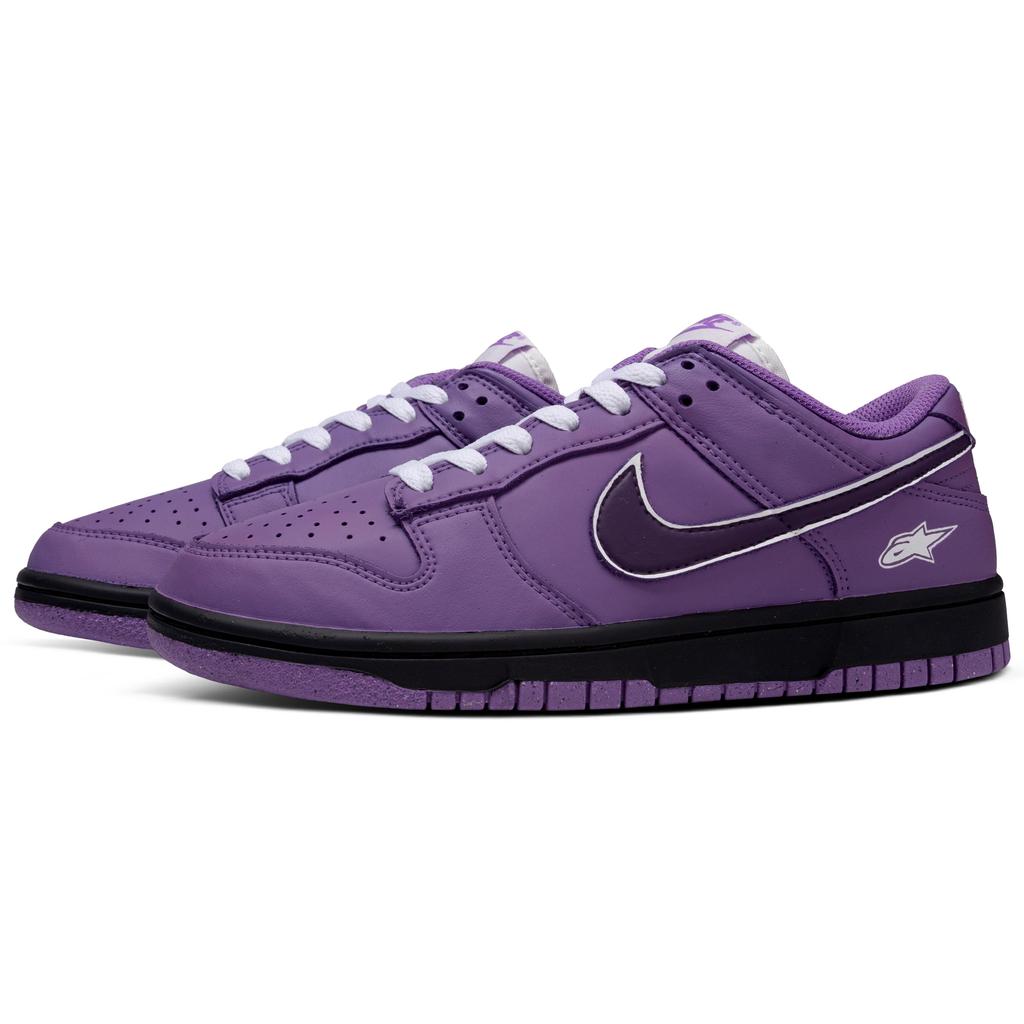 Nike Dunk Purple Whirlwind Synthetic Leather Abrasion Resistant Low Top Skateboard Shoes Women's Night Purple DD1873-108(Team1291-)