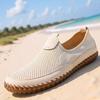 Men's shoes mesh breathable men's summer thin mesh casual one-pedal shoes old Beijing men's mesh shoes