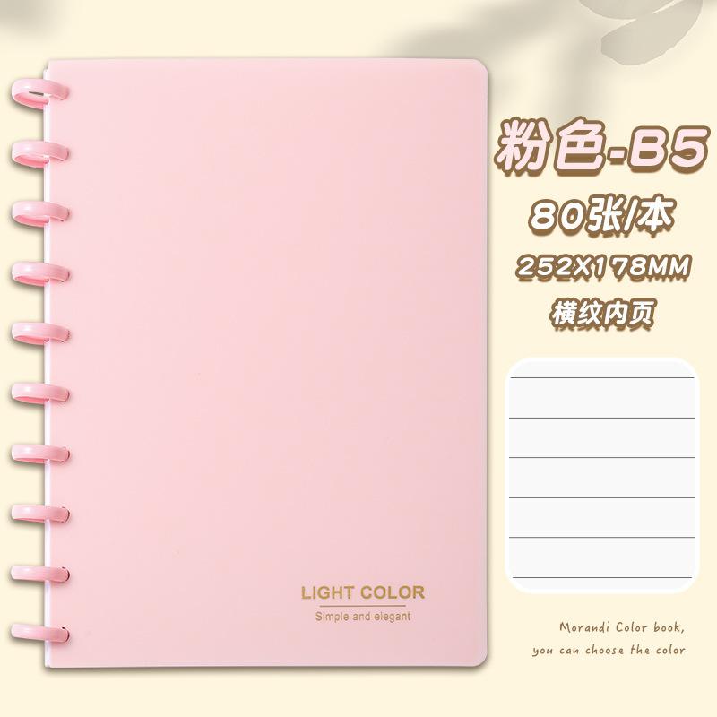 Pastel Color Spiral Notebook A5/B5 Size, Multiple Pastel Colors Available Ideal for Students and Office Use