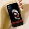 Horror Movie Terrifier Phone Case For Redmi 13C 14C Note 14 13 Pro Plus 12 12C 10A 10C 10 9A 9C 9T 9 8 8A K80 K70 Pro Cover TPU