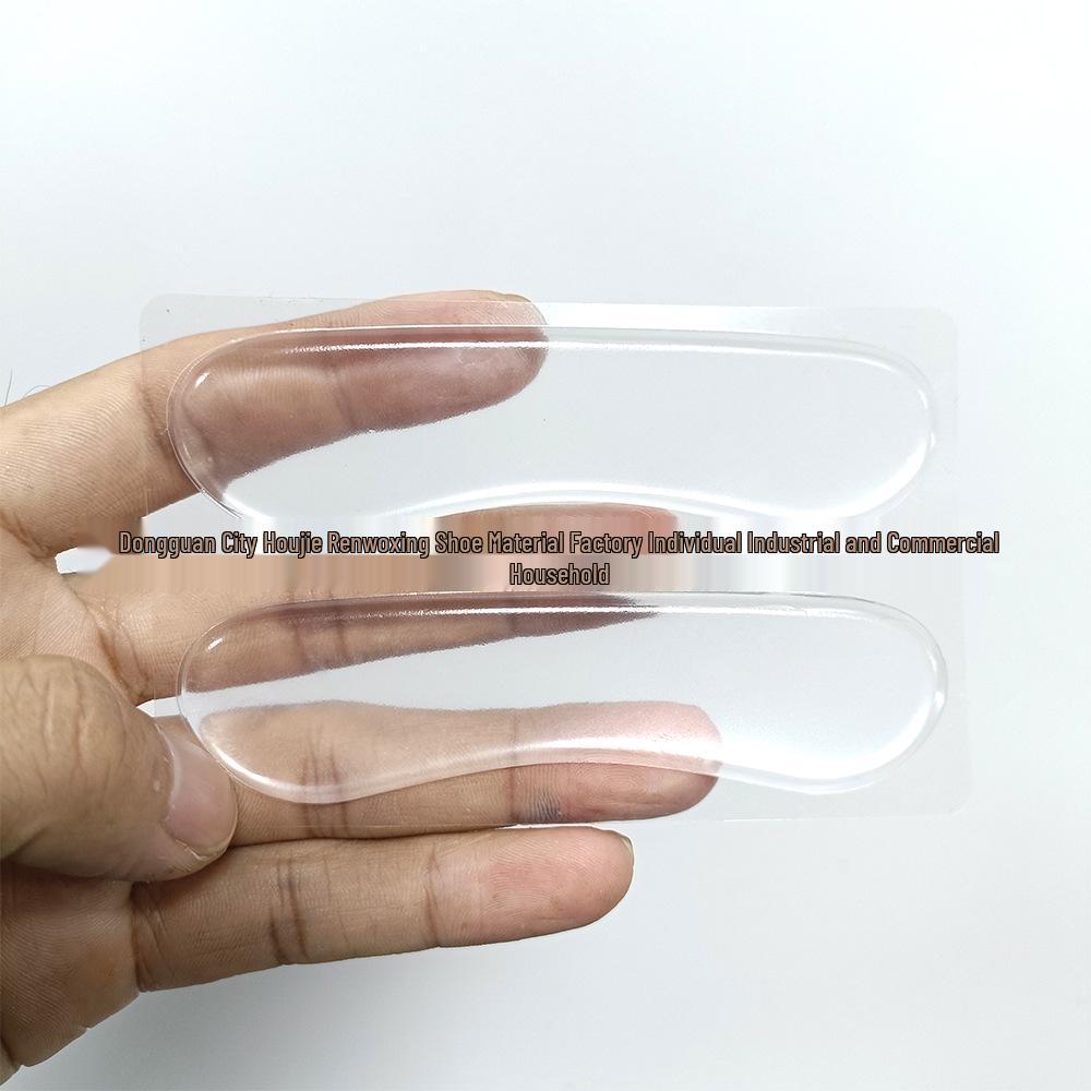 Transparent Silicone Heel Pads: Anti-Slip & Anti-Abrasion Half-Size Gel Stickers for High Heels