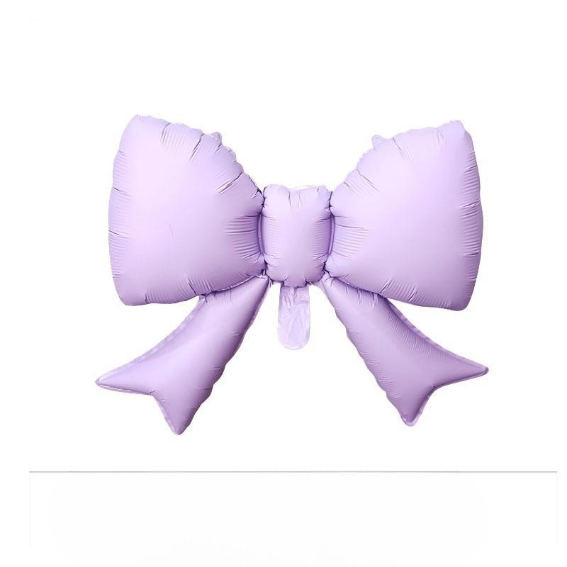 Bow Aluminum Film Balloon Photo Prop, Girl Birthday Party Scene Decoration Prop Balloon