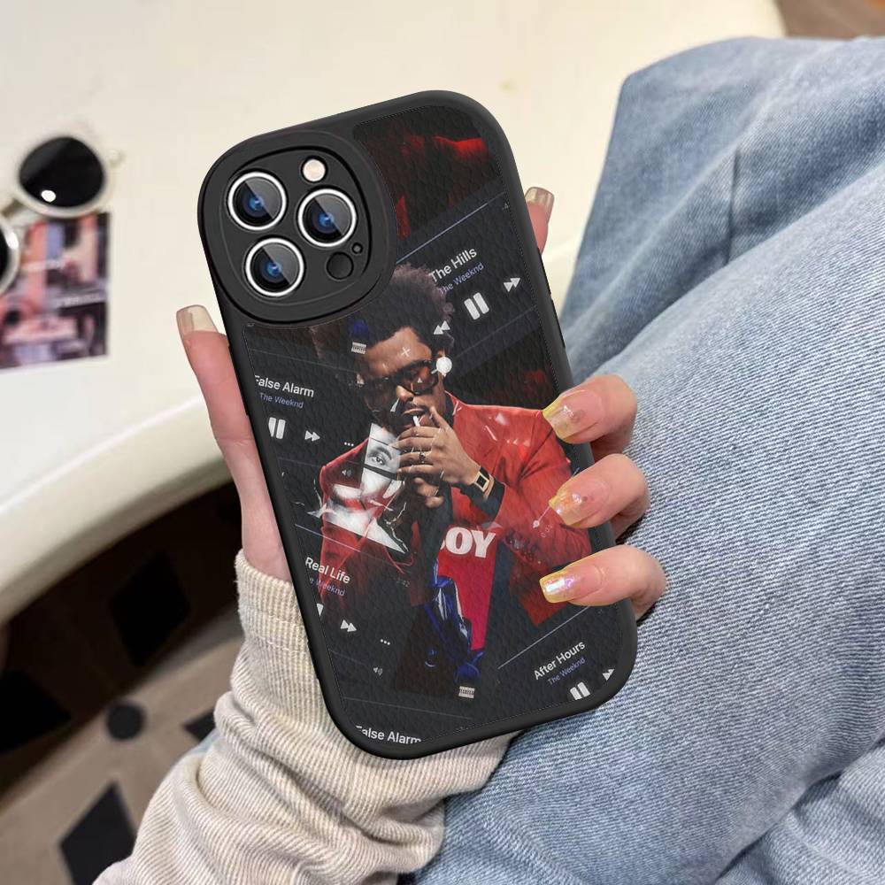 Singer The W-Weeknd XO Phone Case Phone Case For IPhone 11 12 13 14 15 16 Pro Max Plus Leather Cover