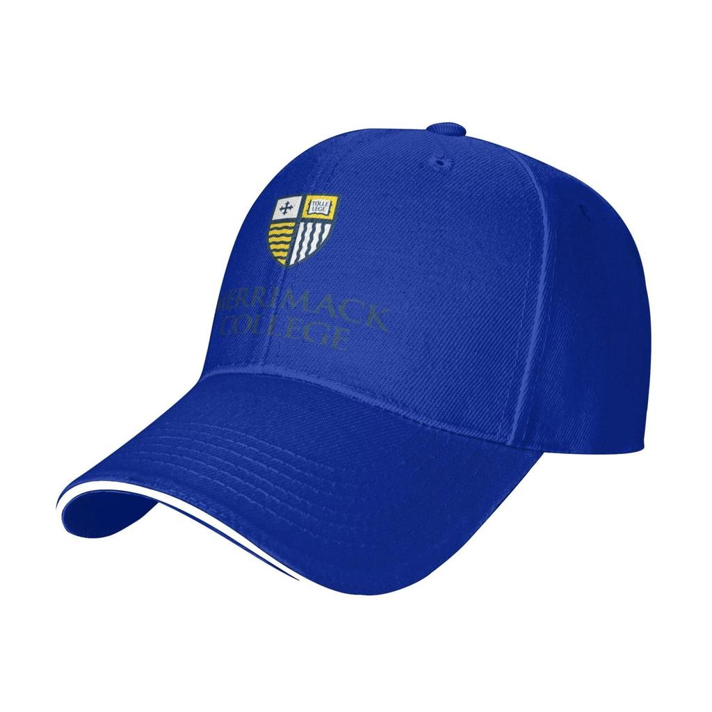 Merrimack College Logo Sandwich Cap Unisex Classic Baseball Capunisex Adjustable Casquette Dad Hat