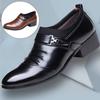 Men'S Shoes Large Size Business Dress Leather Shoes Men'S Breathable Comfortable Casual Shoes Pointed British Style Single Shoes