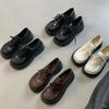 2025 Spring New Small Leather Shoes Women Wear High-end Thick-soled Heightening Uniform Women's Boots College Style Versatile Loafers