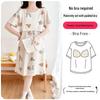 Pure Cotton Short Sleeve Nightgown for Pregnant & Postpartum Women - Breastfeeding Friendly