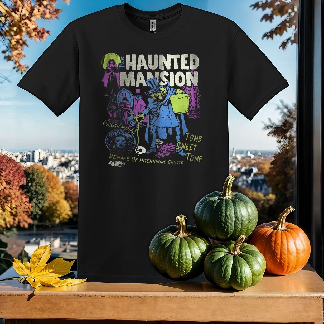 Disney Hitchhiking Ghosts Madame T-shirt T shirt Men Women Unisex Tshirt SY171 XL
