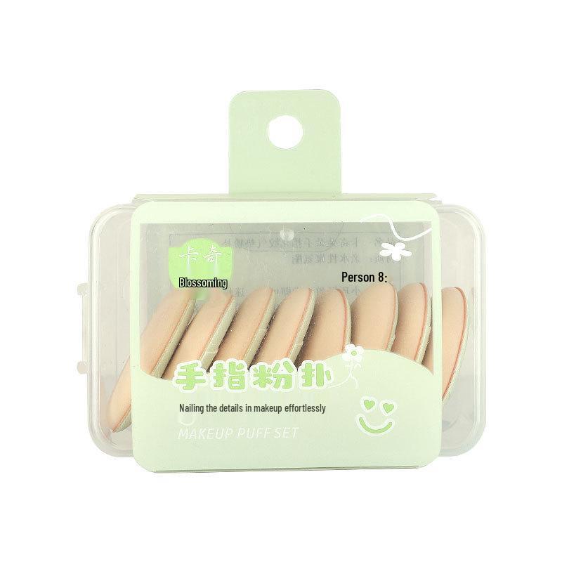 

Набор из 8 мини-спонжей-подушечек для пальцев треугольной и каплевидной формы для макияжа