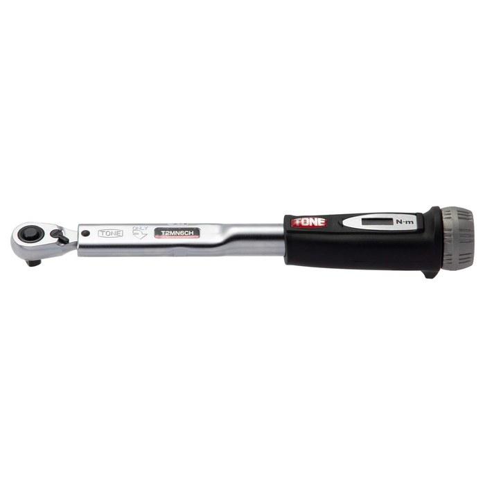 [Tone] Preset Torque Wrench T2MN6CH-QL 1/4  Drive 6 N·m, Black