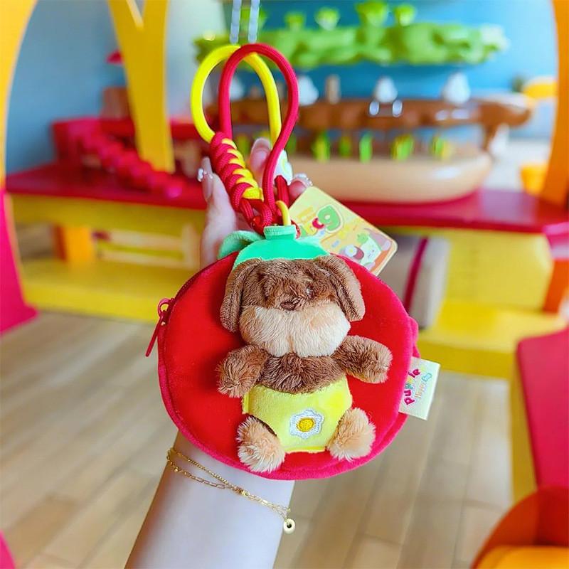 Keychain Dachshund Plush Doll Pendant For Kids And Collectible Bag Accessories
