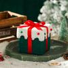 Christmas Gift Box Reindeer Xmas Tree Felt Box with Ribbon Multifunctional Plush Candy Treat Box for Small Gifts Snacks Christma