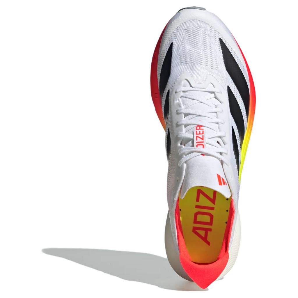 Adidas Adizero Drive Rc Fashionable Comfortable Polyester Shock Absorption Support Low Top Running Shoes Men Sneakers White Red JR9380