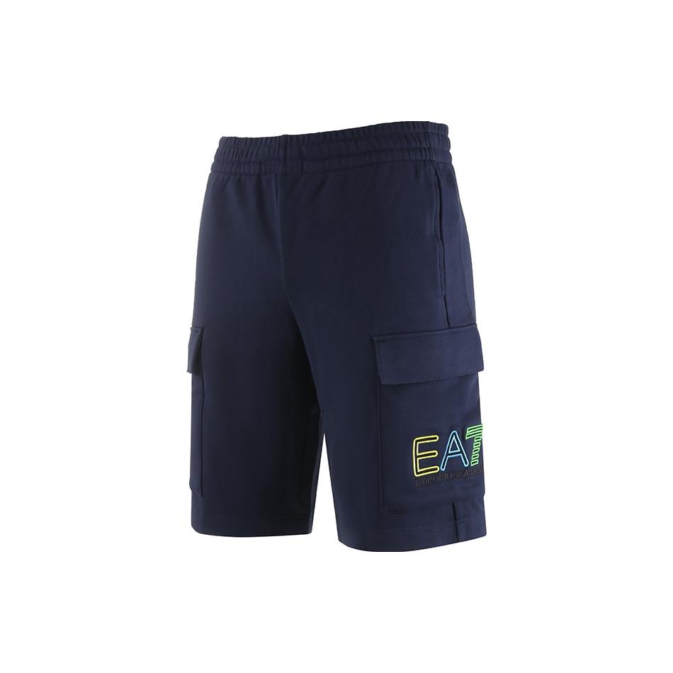EMPORIO ARMANI EA7 FW23 Casual Shorts Men's Marine Blue 3RUS51-PJEQZ-1554