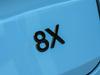8X Front & Rear Car Logo Metal Blackening Decorative Cover & Protection Accessory