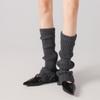 Sweet Women's Foot Cover Y2K Middle Tube Socks Simple Women Knitted Leg Warmers  JK Uniform