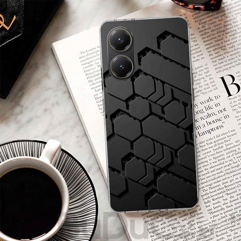 Forged Carbon Pattern Cover For Xiaomi Poco X7 X6 X5 Pro X3 Nfc F7 Ultra Phone Case F6 F5 X4 F4 Gt F3 M6 M5S M4 M3 Print Shell P