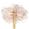 30pcs Wedding Sparklers for Send Off with Gold Bells and Lace Silk Party Event Holiday Celebration Gift