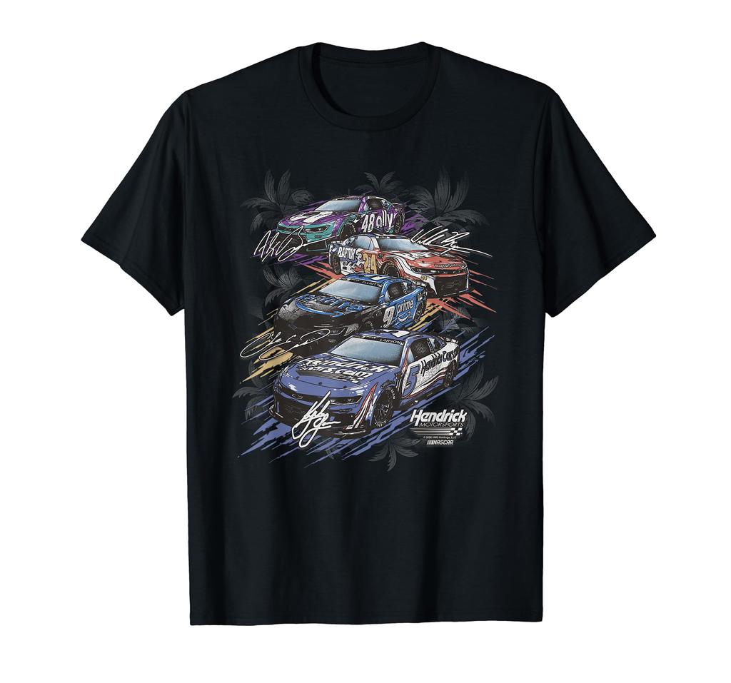 Hendrick Motorsports Full Chevrolet Driver Lineup Tropical T-Shirt