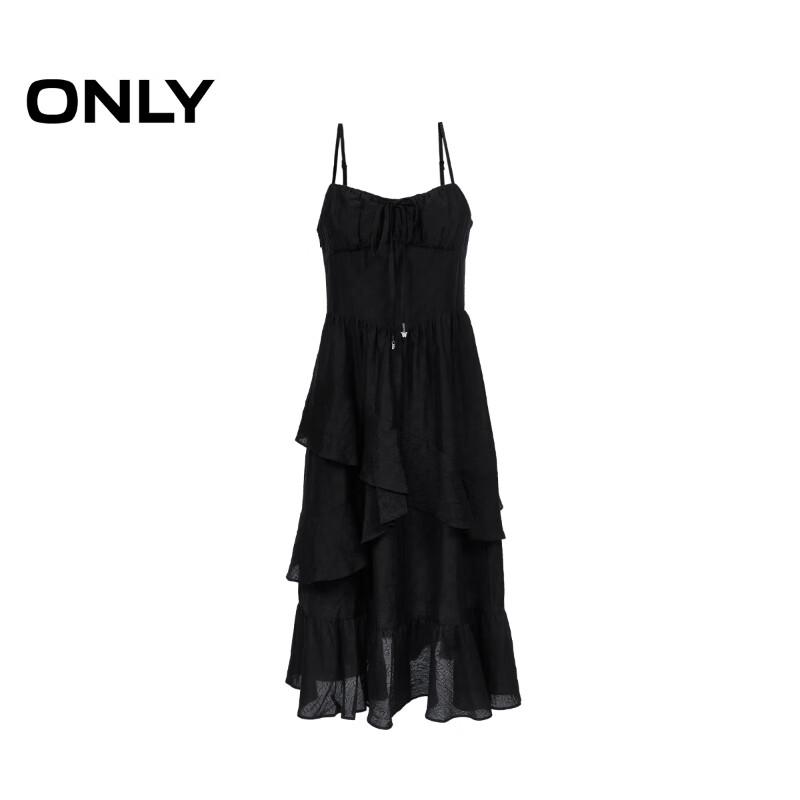 ONLY 2025 Summer Elegant Lace Waist Long Dress