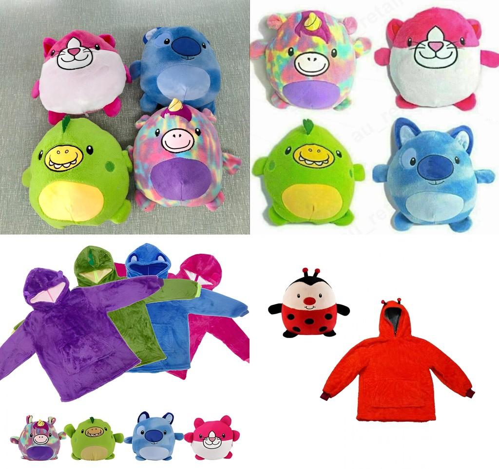 Kids Super Soft Plush Winter Fleece Warm Hooded Giant Sweatshirt Blanket