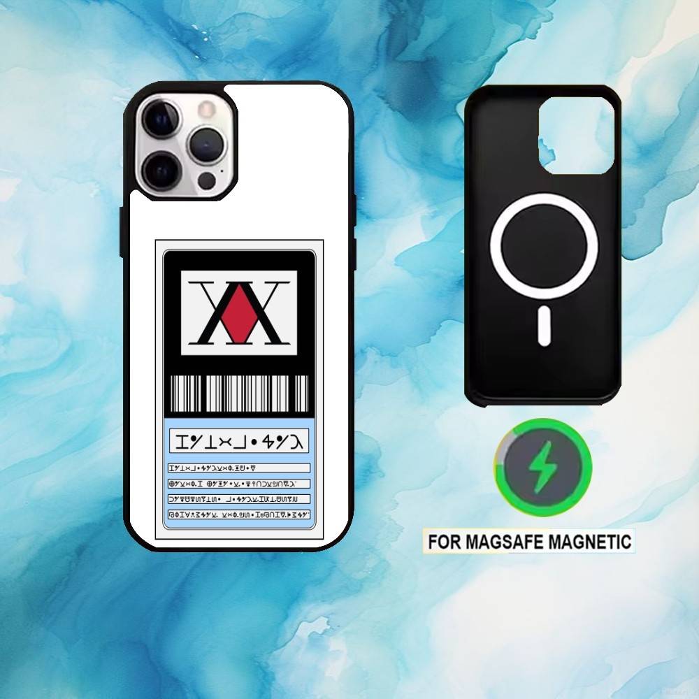 

H-Hxh Hunter X Hunter License Phone Case For iPhone17,16,15,14,13,12,11 Plus,Pro Max Magnetic For Magsafe Wireless Charging iPhone13PROMAX