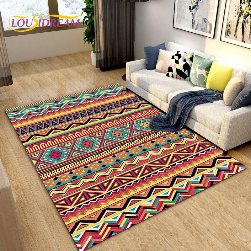 

Bohemia Persia Nordic Area Rug Large, ковер для гостиной, спальни, дивана, дверного коврика, украшения кухни, детский нескользящий напольный коврик 60x90cm