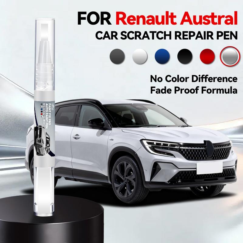Para Renault Austral 2022-2025 CMF-CD Caneta de Reparo de Pintura Retoque Removedor de Arranhões DIY Acessórios Automotivos Preto Branco Azul Vermelho Cinza