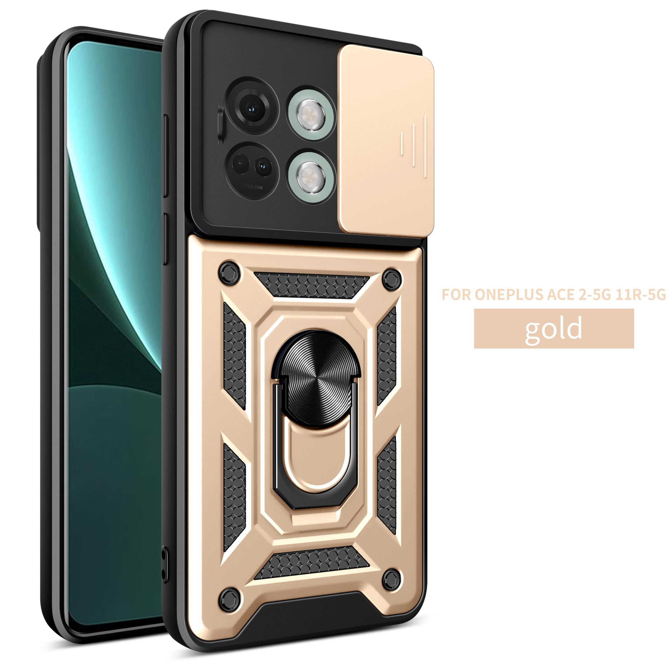 

For OnePlus 11R Case OnePlus Ace2 Cover 1+11r 1+ace 2 Magnetic Ring Holder Armor Phone Case Slide Camera Protect Back Cover OnePlus 11R