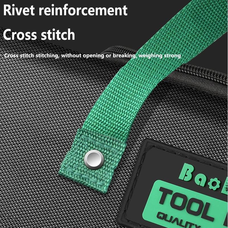 Electrician Bag Wear Resistant Waterproof Oxford Thickened Portable Professional Maintenance Tool Storage Kit