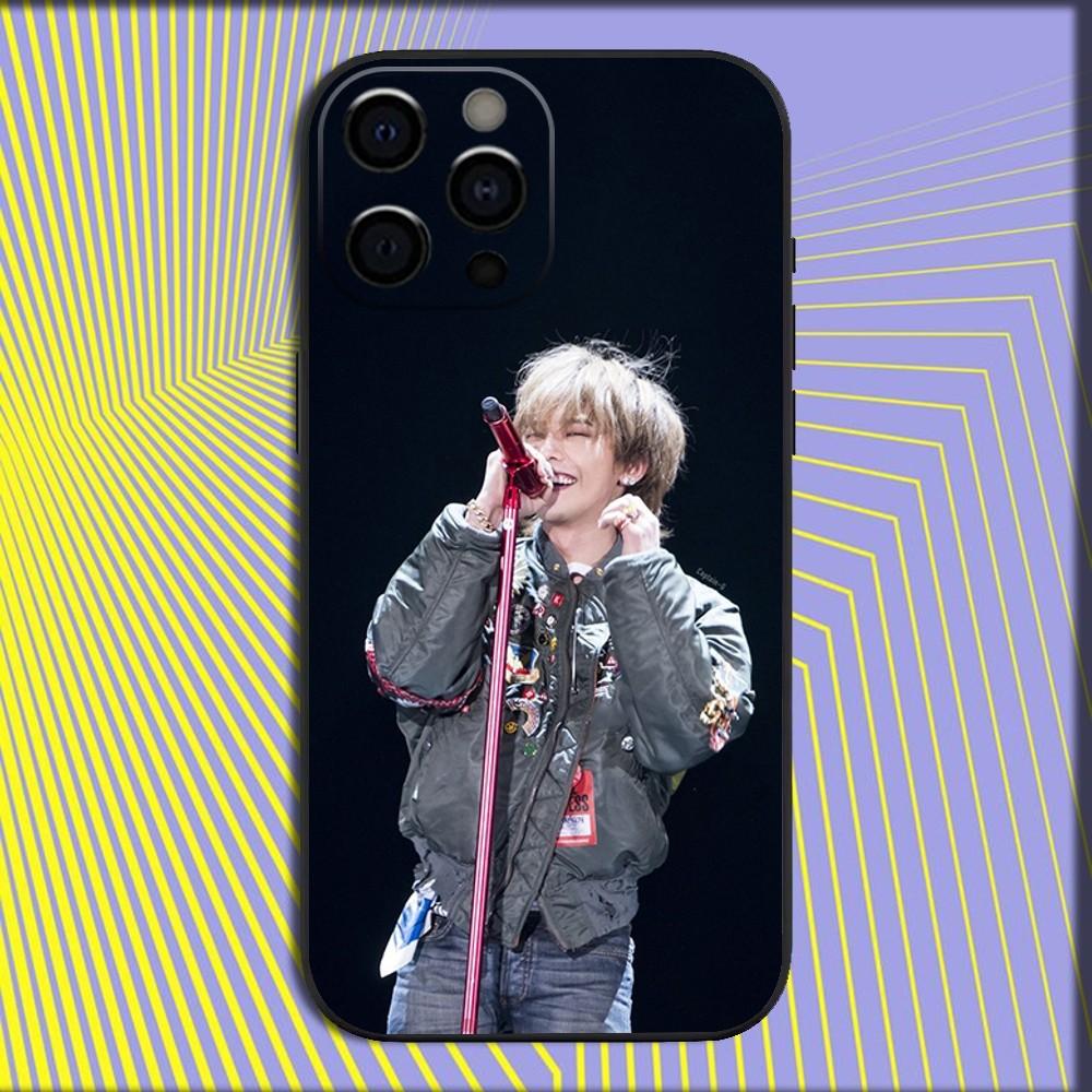 Чехол для телефона Kpop G-D-Dragon GD для iPhone 16,15,14,13,12,11,Pro,X,XS,Max,XR,Plus,Mini Мягкий черный чехол iPhone14Pro