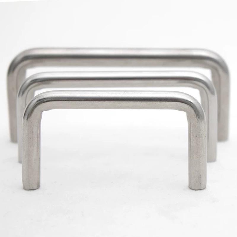 Stainless Steel U-Shaped Pull Handle for Cabinets, Wardrobes, and Electrical Boxes