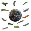 Hair Accessories Caterpillars Hair Barrette Resin Alloy Multicolor Insect Hair Clip Crawl Insect Pattern Strong Grip Headwear
