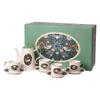JOYYE William Morris 9-Piece Ceramic Tea Set
