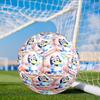 Paw Prints And Bluey Friends Size 5 Soccer Ball, Suitable for Training and Matches, High-Elasticity, Wear-Resistant Material Gift for Fan