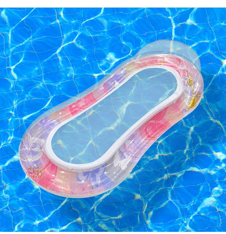 Water Hammock Swimming Pool Inflatable Cushion  Air Mattress Summer Outdoor Swimming Beach Lounge Chair Floating Bed Chair