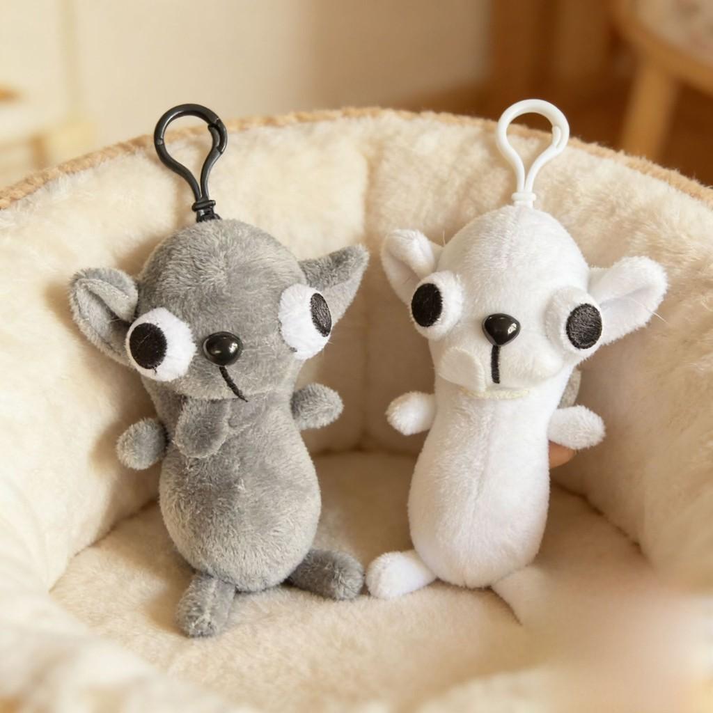 Plush Chihuahua Keychain With Funny Tongue Design For Animal Lovers