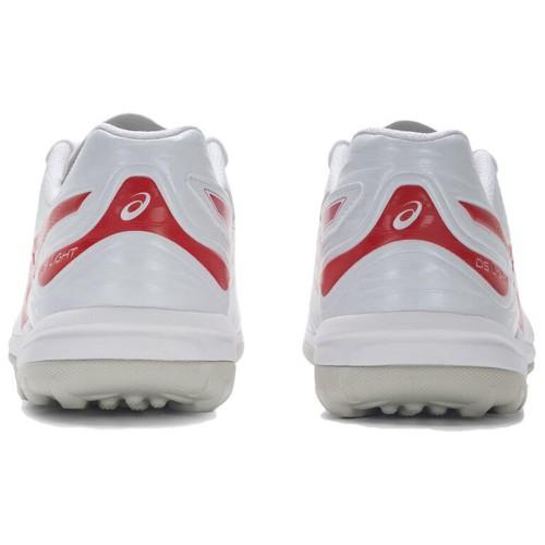 Asics TF Turf Artificial Ground Soccer Shoes Men's White Red - 1103A112-103