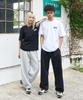 CREAM SODA LAB Air Banding Wide String Pants Black
