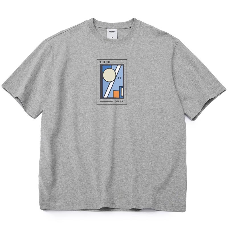 Shellsuning Oversized bavlněná trička s grafikou Muži Léto Měkké Trička s krátkým rukávem Dámská Móda Univerzální pulovry Dámské