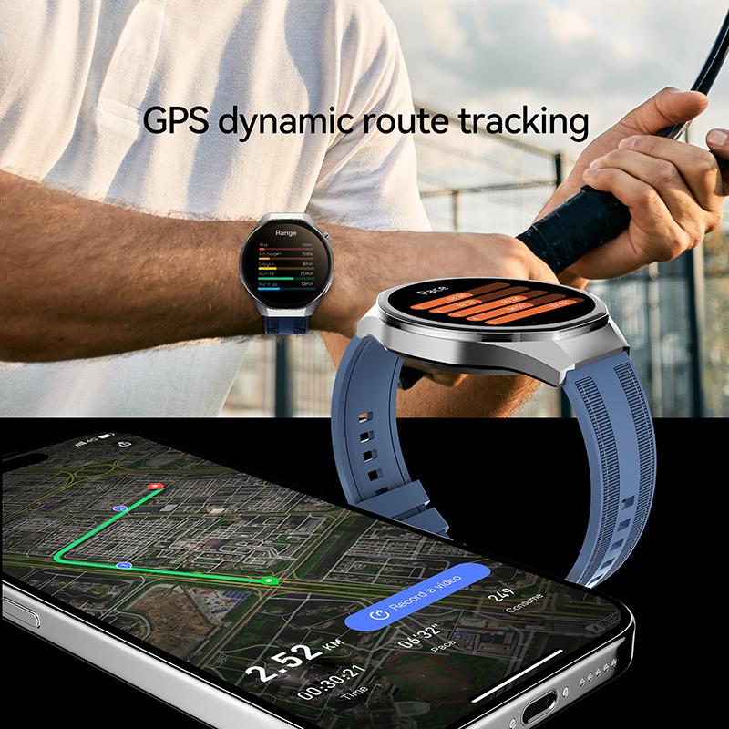 1.75inch Smartwatch GPS Positioning, Camera, AI Model, Multiple Sports Smart Watches