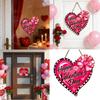 Classical 30cm Heart Shape Wood Plaque Offering Two Color Choice For Individualized Loves Expression In Various Setting