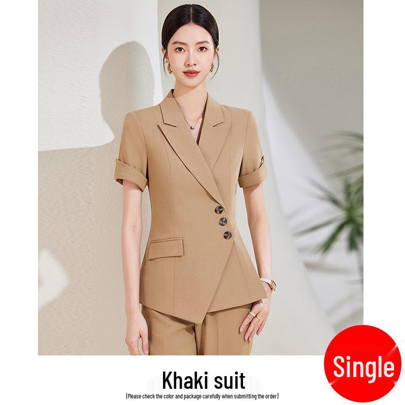 Goddess Style Professional Women's High-End Suit Skirt Set - Elegant Workwear for Mature Women