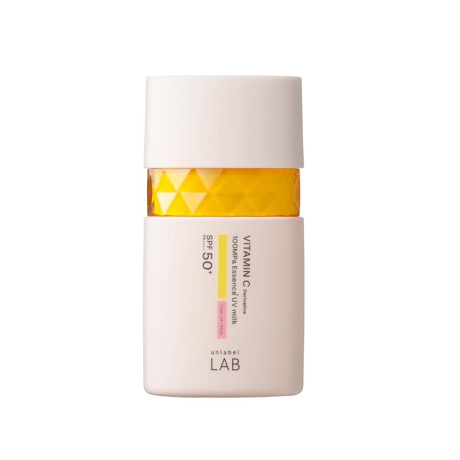 unlabel Emulsion V Tone Up UV Milk R Vitamin C Sensitive Skin Pores Dryness 50mL