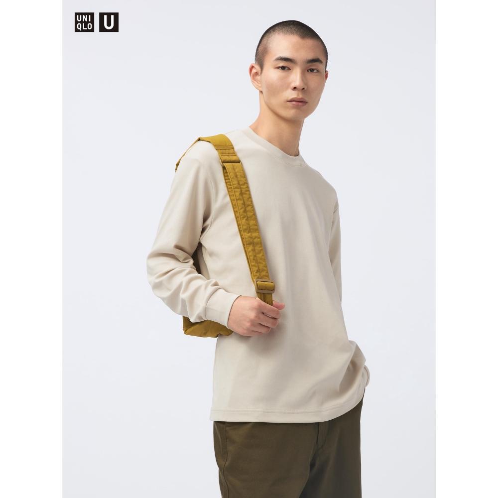 Uniqlo Airism Cotton Crewneck Tee  Long Sleeve 