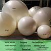 Pure White Frosted Explosion-Proof PVC Inflatable Sphere – Smooth Yoga and Art Decor Ball