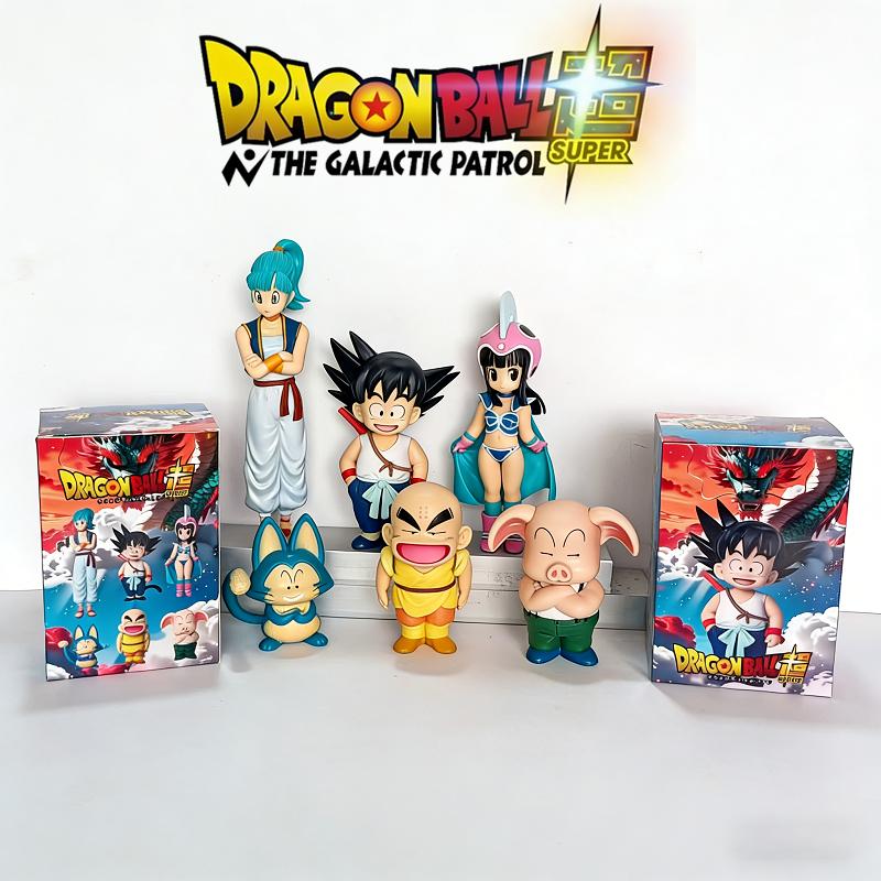 Dragon Ball Z Anime PVC Figure - Cute Sr. Popo Karin Sama with Goku Vegeta Oolong Super Saiyan Model Toy Collectible