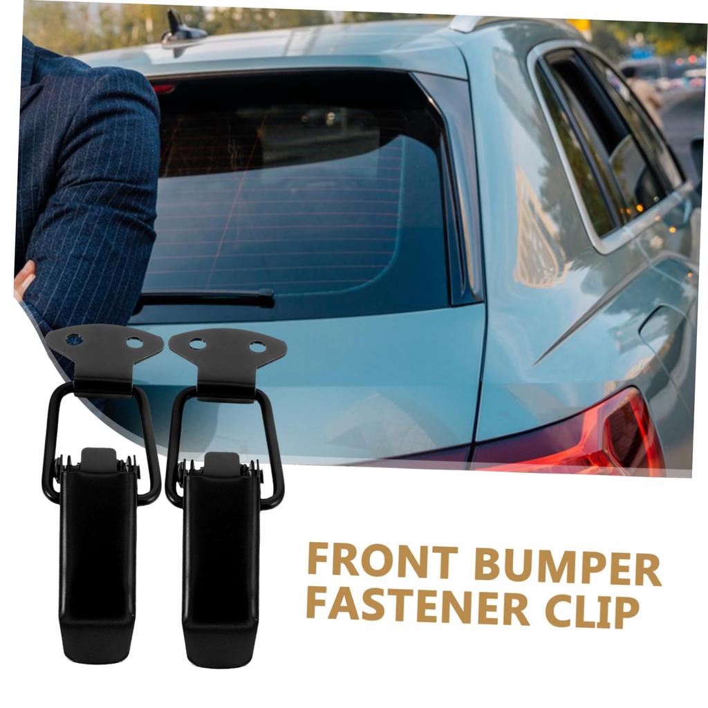 Luxshiny 2pcs Bumper Buckle Car Bumper Quick Release Clip Lock Clip Fastener for Trunk Fender Iron Hook Clip Large Enclosure